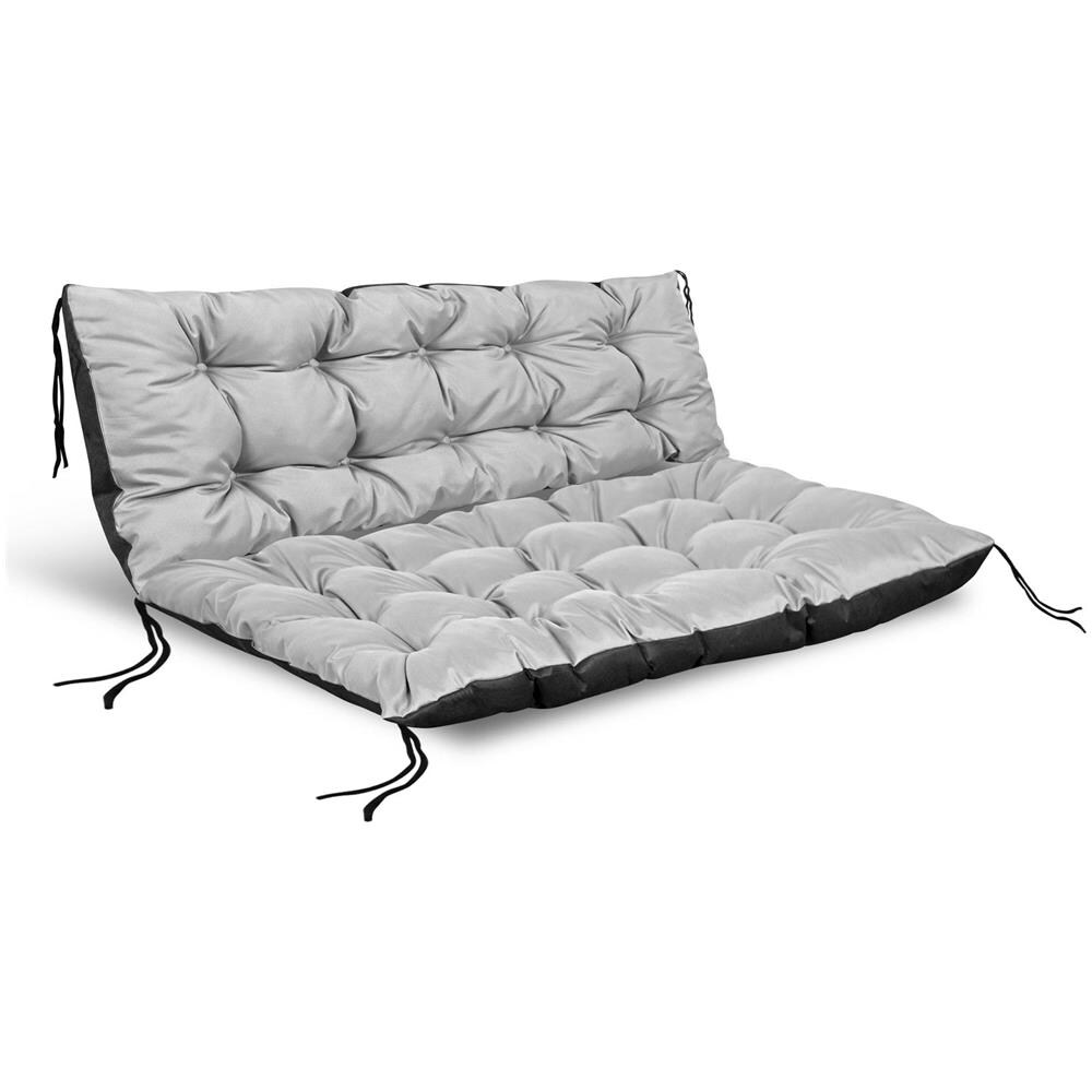 Cuscini da giardino impermeabili 120x80 cm grigio chiaro - Foto 1