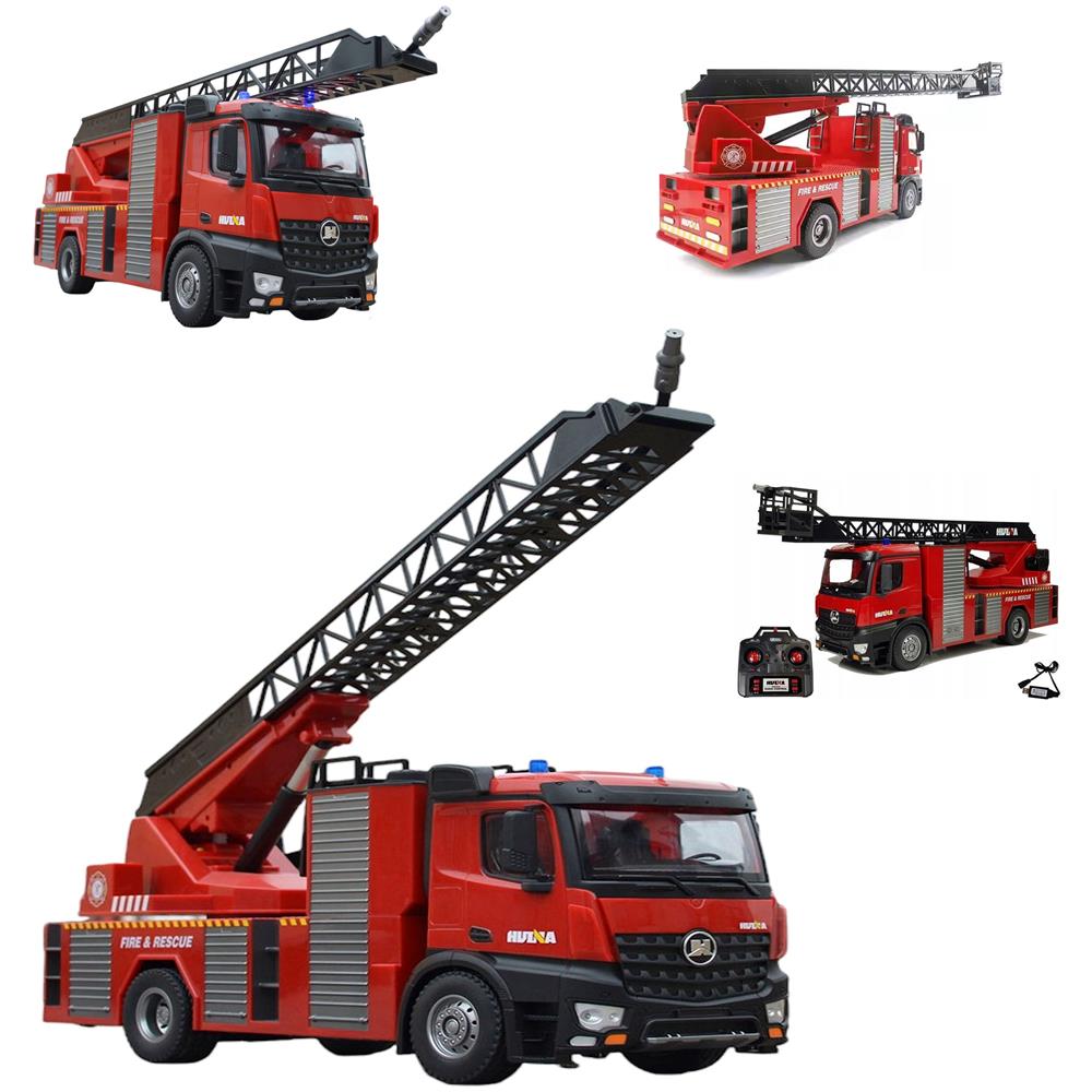 Auto telecomandata RC Camion Vigili del Fuoco con telecomando LED e batteria - Foto 1