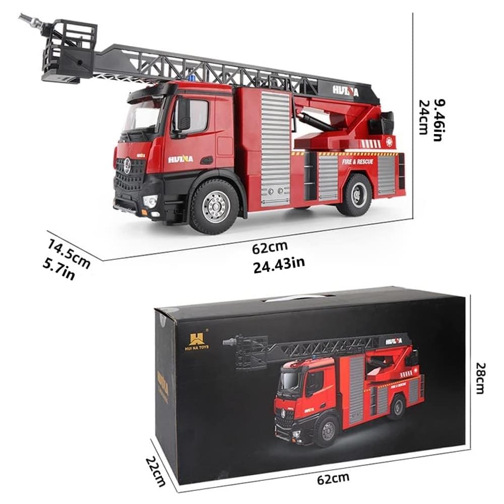 Auto telecomandata RC Camion Vigili del Fuoco con telecomando LED e batteria - Foto 4