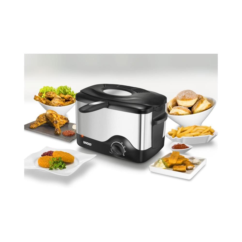 Friggitrice 58615 Capacità 1.5 Litri 1200 Watt Colore Nero / Silver - Foto 2