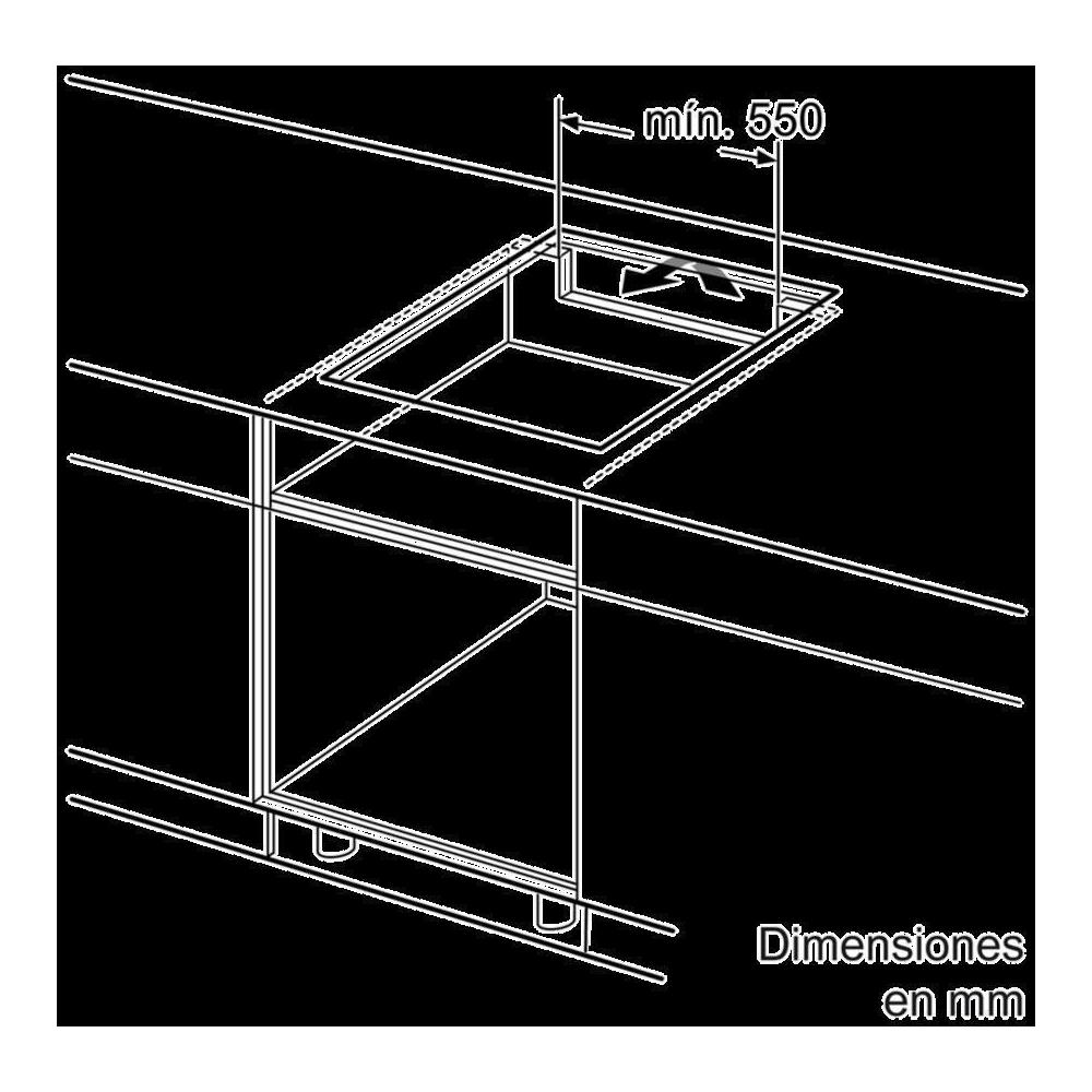 Piano Cottura 3EB965LU ad Induzione 3 Zone Cottura da 60 cm Colore Nero - Foto 2