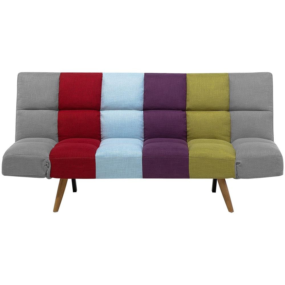 Divano Letto In Tessuto Multicolore Ingaro - Foto 1