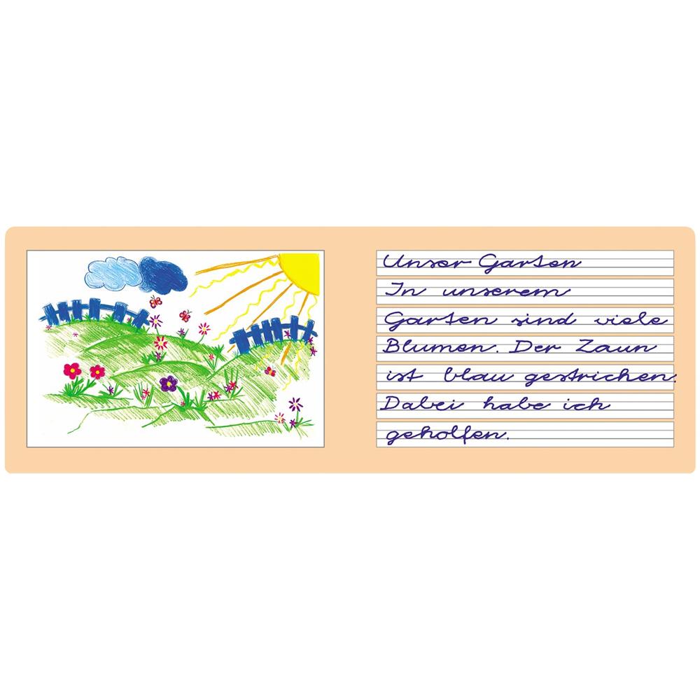 Quaderno Per Racconti In Formato A5 Trasversale, Linea 1g, Quaderno Da 16 Fogli, Confezione Da 10 Quaderni - Foto 2