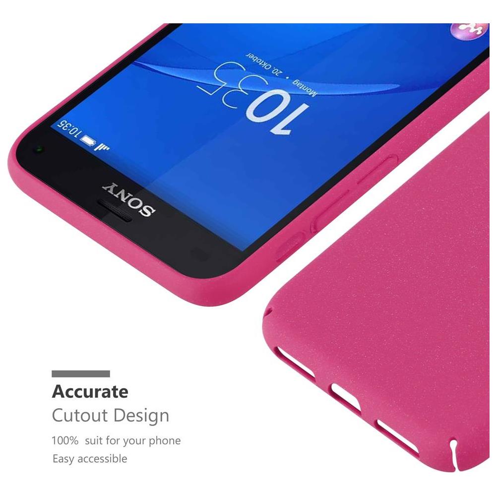 Custodia Compatibile Con Sony Xperia Z3 Compact In Frosty Rosa - Hard Case Coperchio Protettivo In Frosted Look Contro I Graffi E Gli Urti - Foto 7