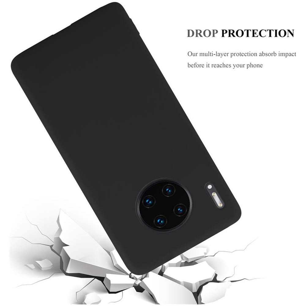 Custodia Compatibile Con Huawei Mate 30 Pro In Candy Nero - Coperchio Protettivo In Silicone Tpu Flessibile - Foto 8
