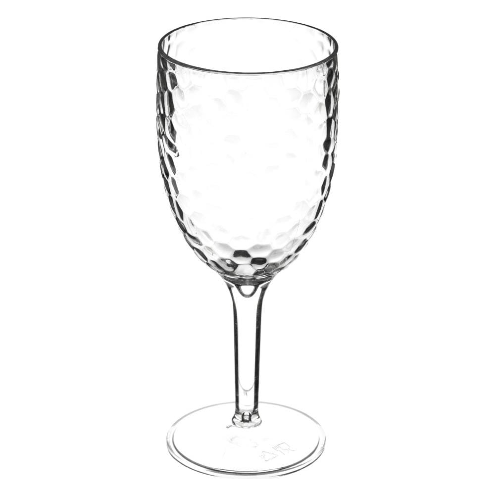 Bicchiere Da Vino, Per Bevande Fredde Estiva, Plastica, Trasparente, 350 Ml - Foto 1