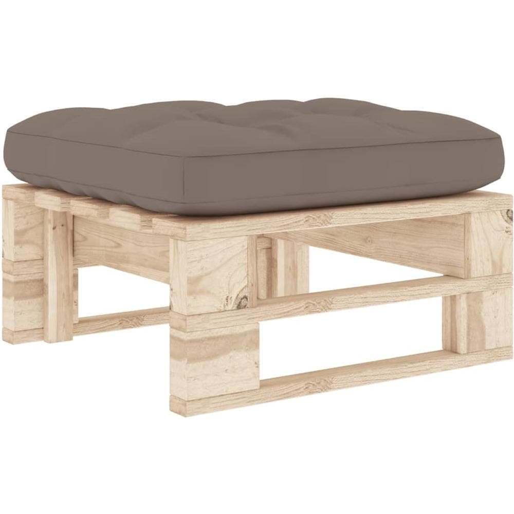 Ottomana Da Giardino Su Pallet In Legno Di Pino Impregnato - Foto 2