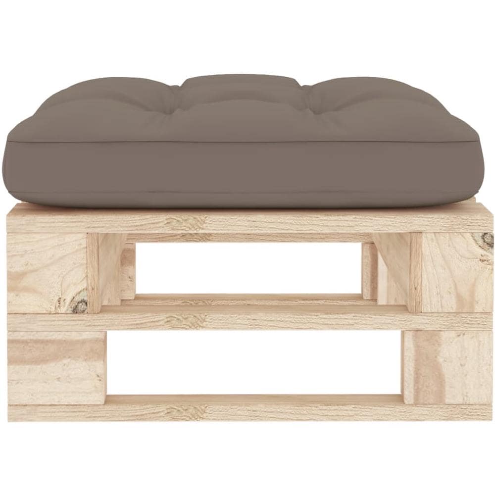 Ottomana Da Giardino Su Pallet In Legno Di Pino Impregnato - Foto 3