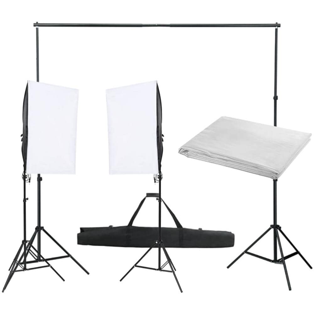 Kit Per Studio Fotografico Con Set Di Luci E Fondale - Foto 1