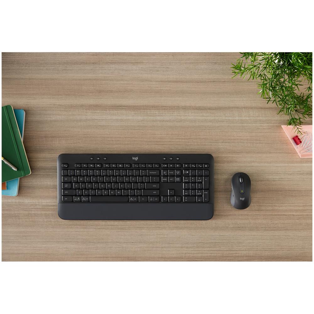 Signature MK650 Combo for Business Tastiera Wireless Colore Grafite (Layout Italiano) + Mouse Wireless Ottico 4000 DPI - Foto 7