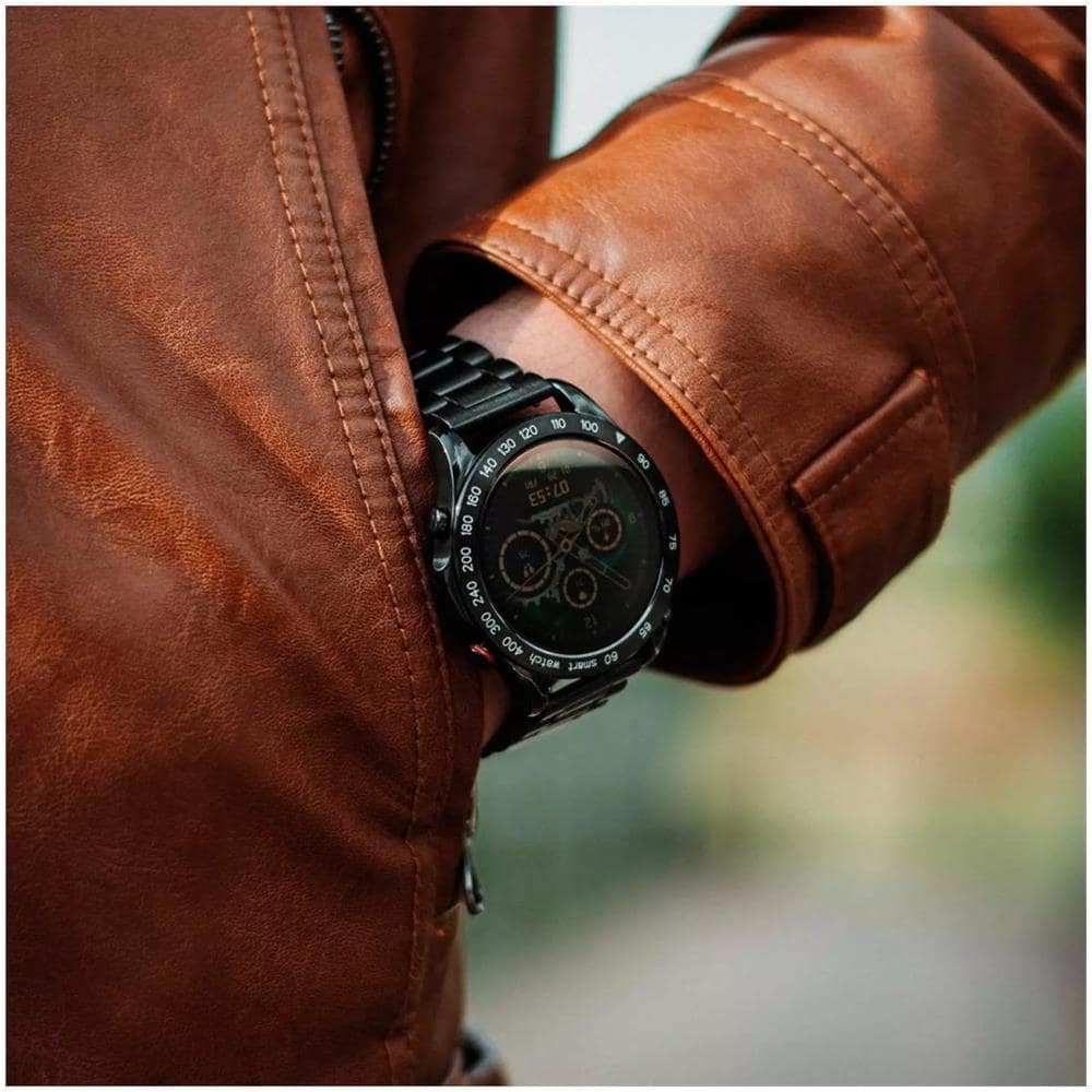 Smartwatch Futurego Pro Impermeabile Display 1.32“ FHD Bluetooth Nero - Europa - Foto 6