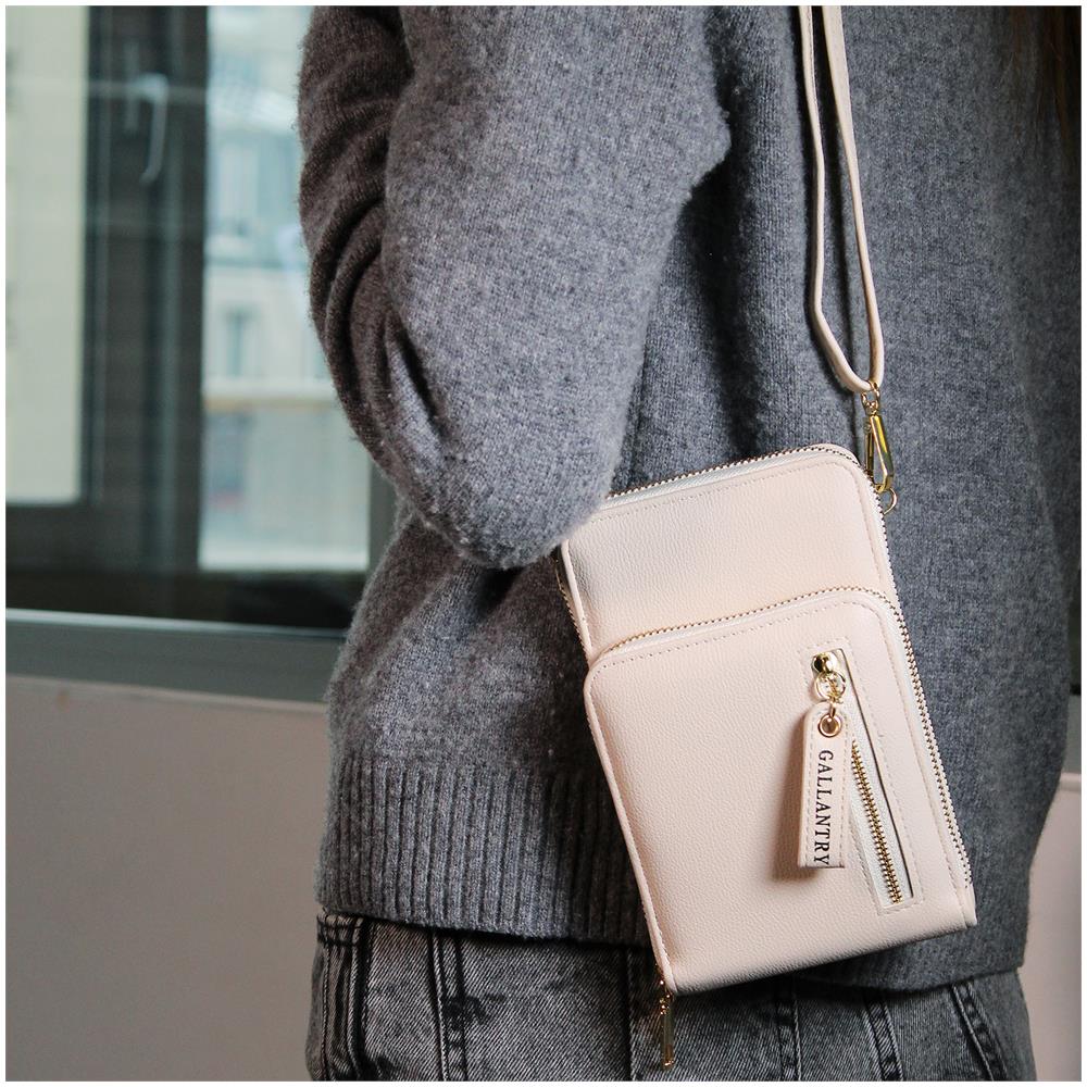 Borsetta A Tracolla Multi Scomparto Urban - Paris - Beige - Foto 6