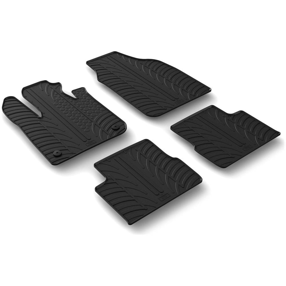 Set Tappeti Su Misura In Gomma - Compatibile Per Fiat Nuova 500 2p (04/20>) Elettrica - Foto 1
