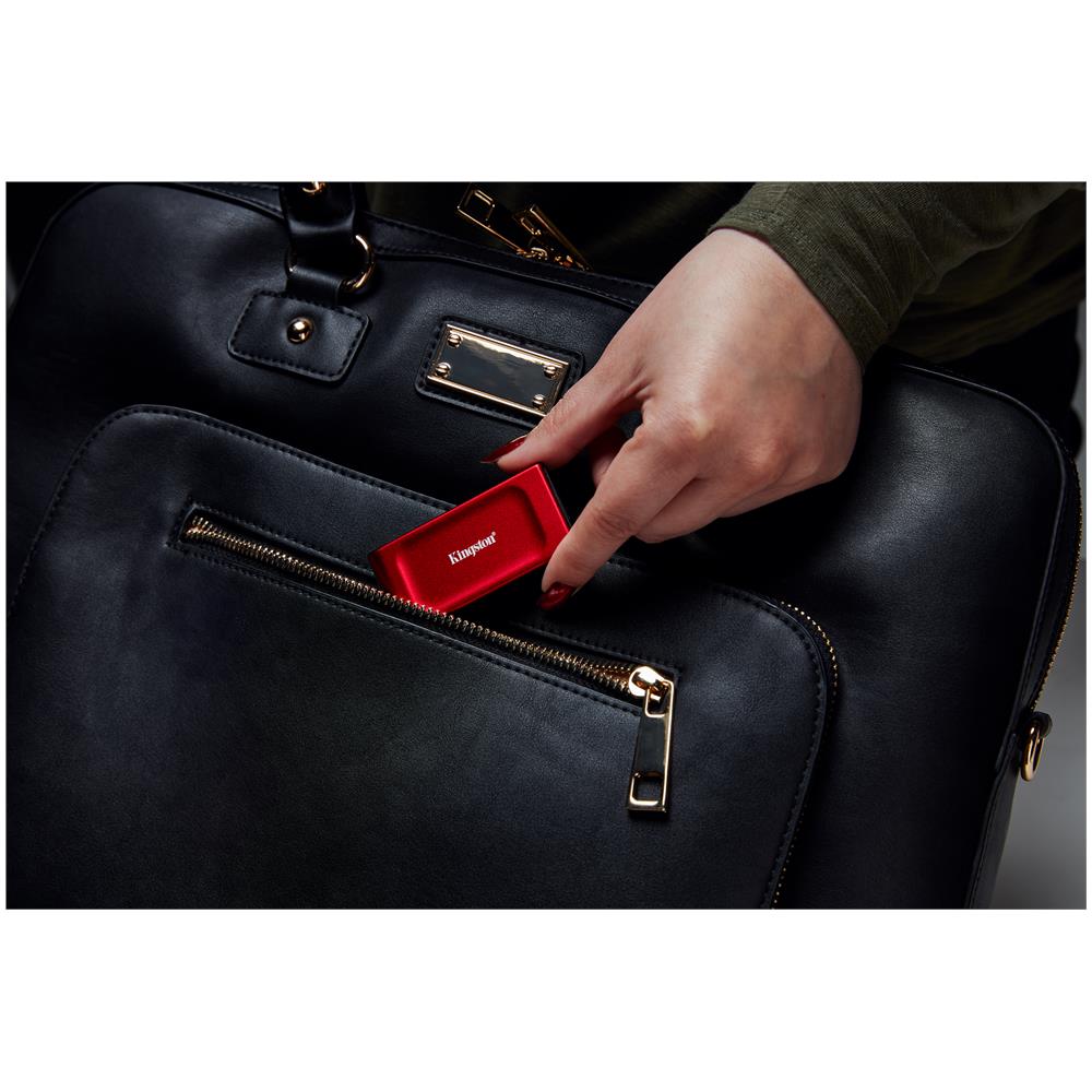 2TB SSD esterno XS1000 USB 3.2 Gen 2, Rosso - Foto 10