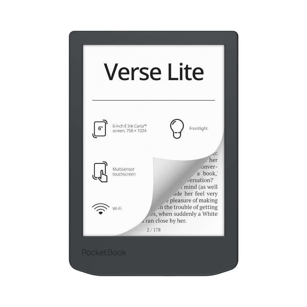 Verse Lite Lettore E-Book Touch Screen 8 GB Wi-Fi Grigio - Foto 1