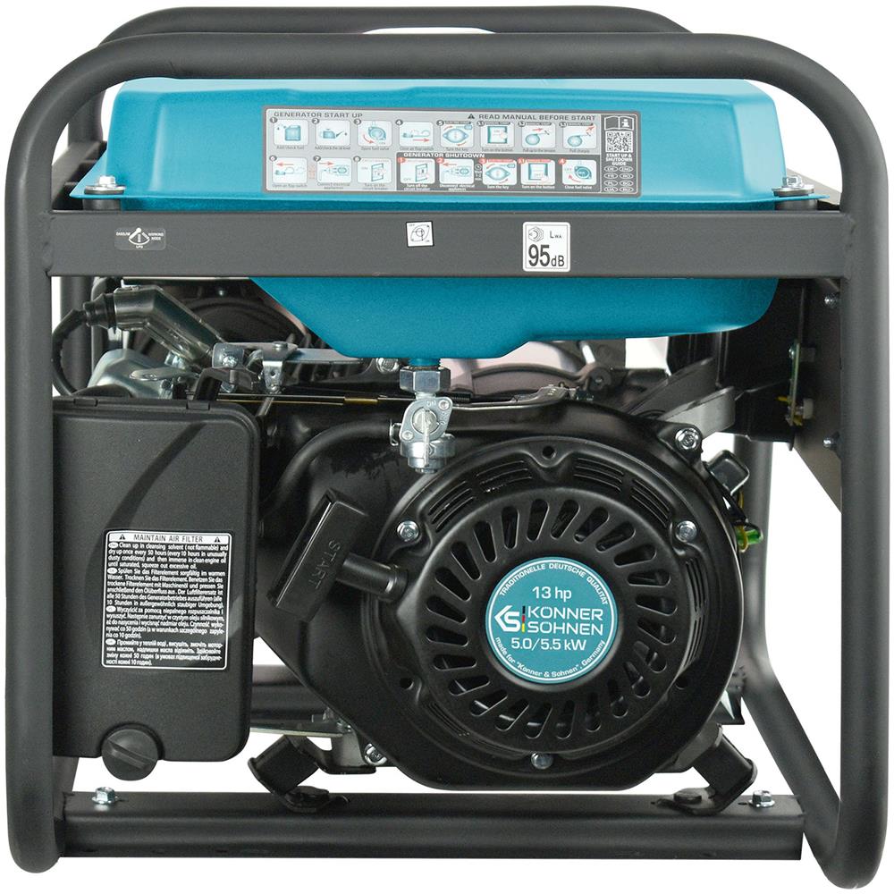 Generatore a benzina """" KS 7000E-3 Tensione, V 400 Potenza massima, kW 5.5 - Foto 2