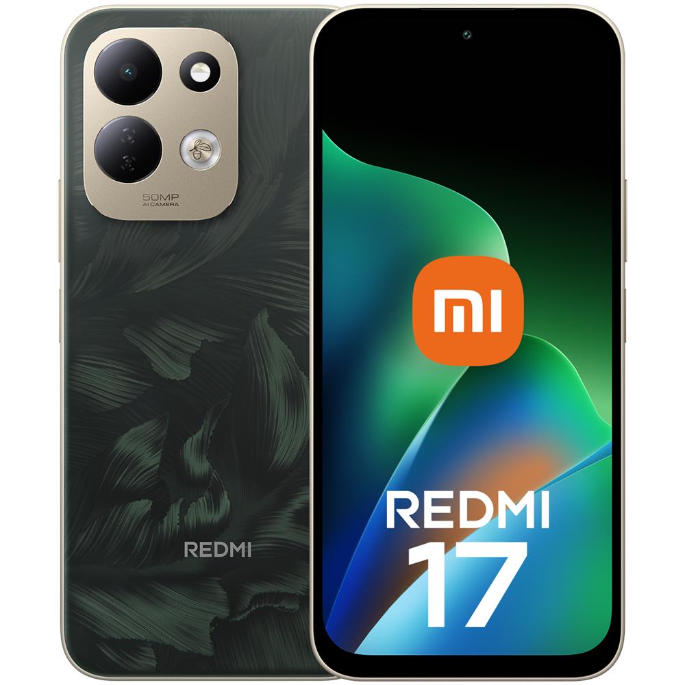Redmi 17 4G 128GB 4GB Ram Display 6.9" HD 120Hz Main Camera 50MP Selfie 8MP DualSim Ibrida HyperOS3 Helio G91 Ultra 7500mAh Oak Green - Foto 1