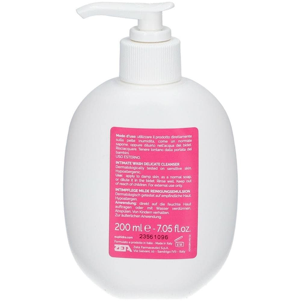 Euphidra Amidomio Intimo Detergente Delicato Amido di Riso Nutriente e Lenitivo 200 ml - Foto 2
