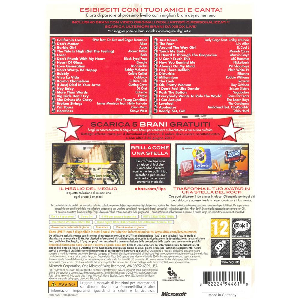 X360 - Lips Number One Hits - Foto 3