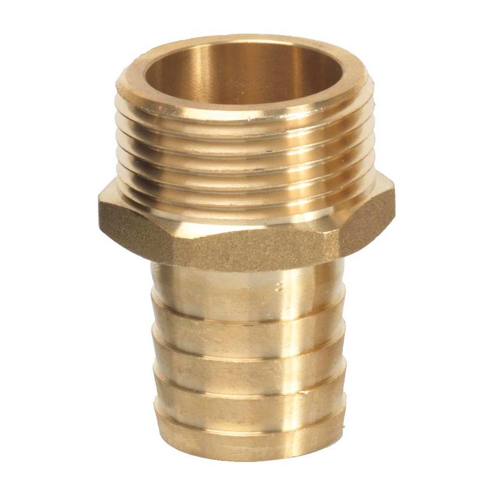 PRR1MX19 Raccordo Scanalato Ottone M 1" / 19 - Foto 1