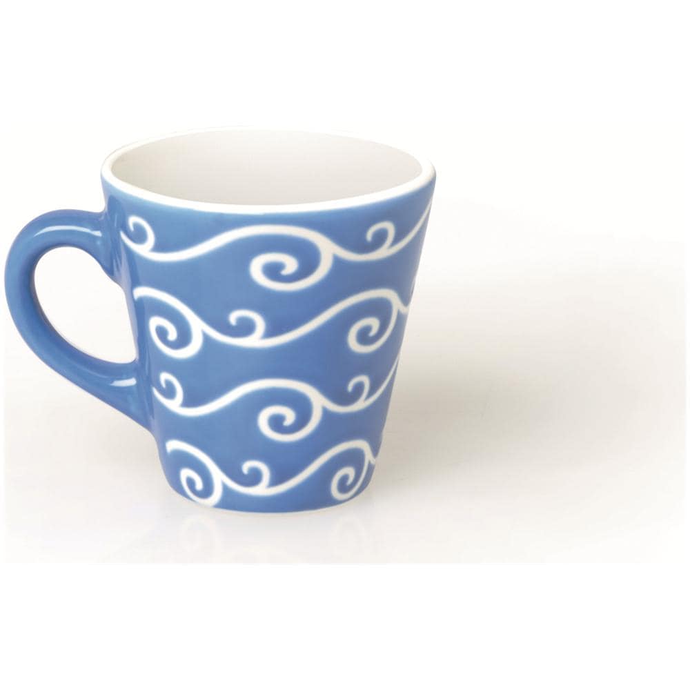 Tazza caffŠ Etnika 90 ml. Azzurro. - Foto 1