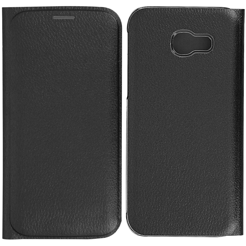 Custodia A Libro Flip Book Cover Per Samsung Galaxy A5 2017 - Nera - Foto 1