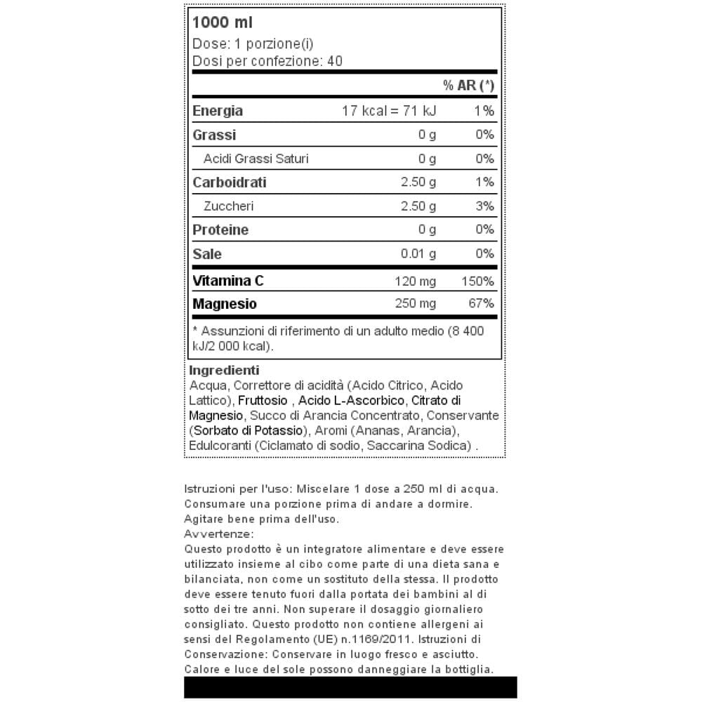 Magnesio Liquido 1000ml - Arancia-ananas - Foto 2