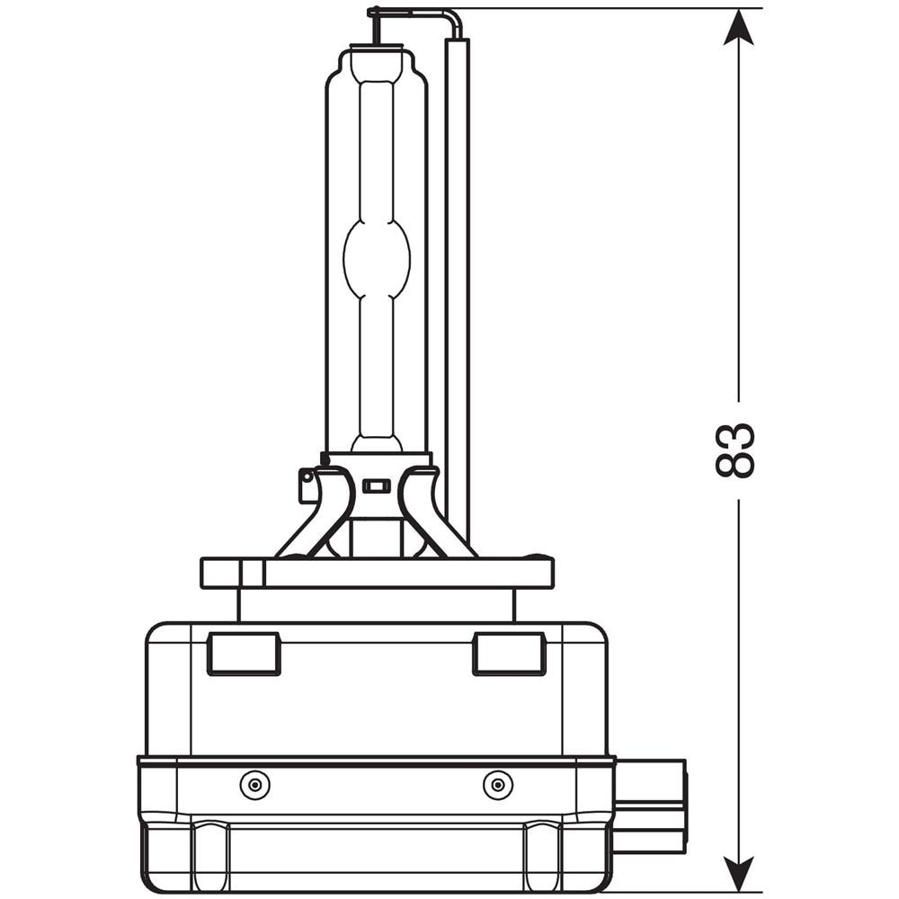58326 Lampada Hid Xenon 6 000? k D3s 35w Pk32d-5 1 Pz Scatola - Foto 3