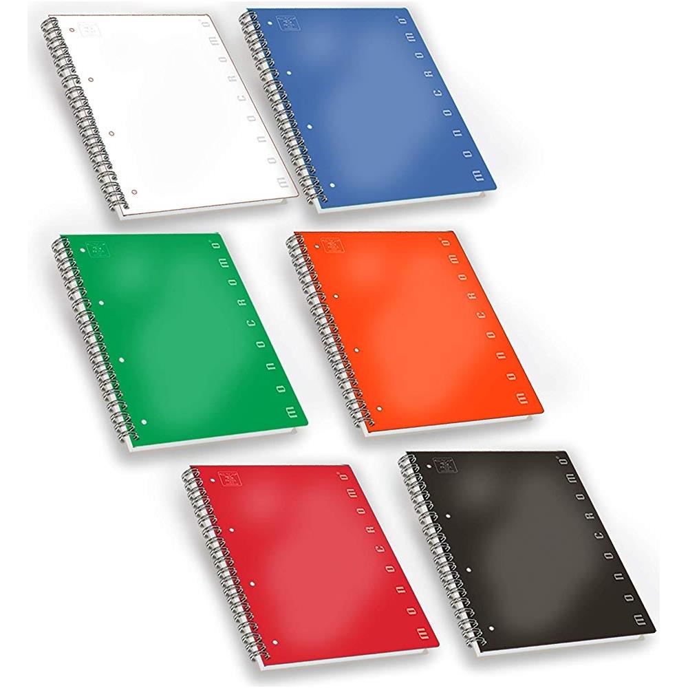 5 Maxi Quaderni Spiralati Con Fori E Microperferazioni 02155551r Rigatua 1r - Foto 1