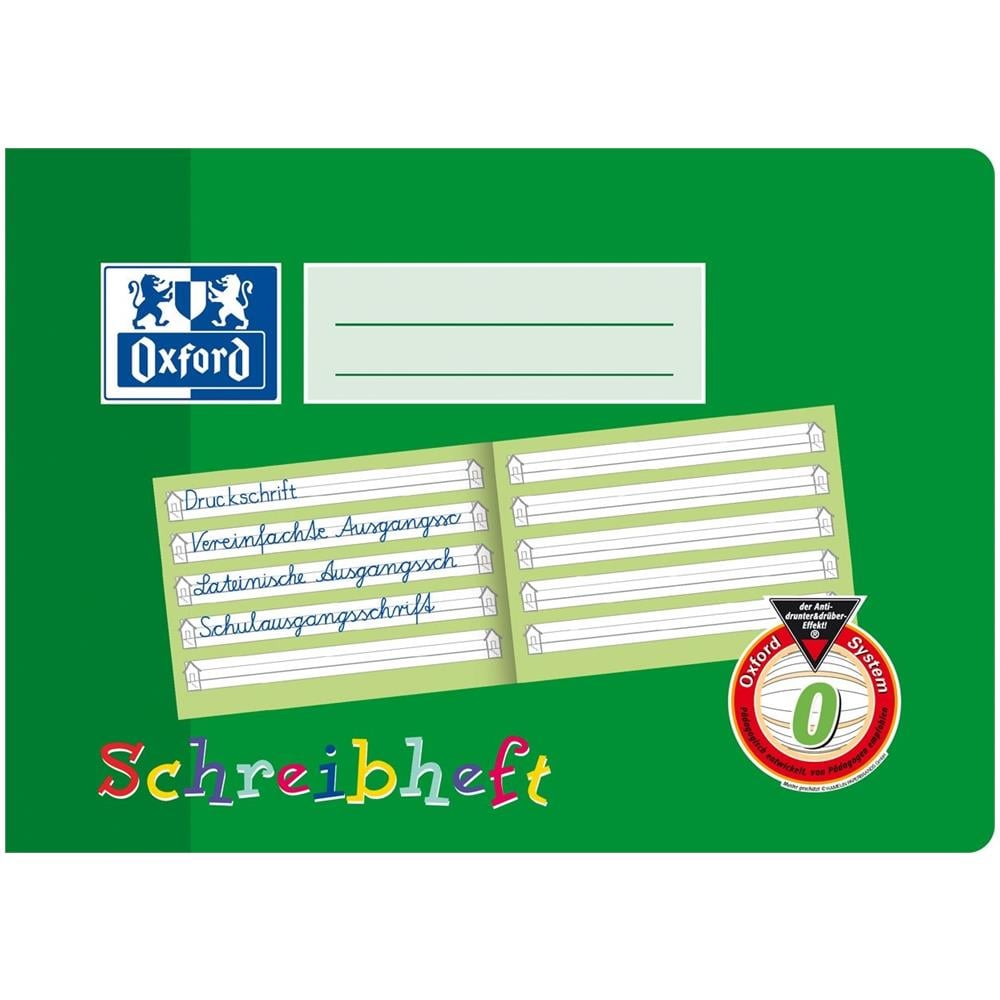 Schule - Confezione Da 10 Quaderni Scolastici, Formato A5, Per Scrittura, Lineatura 1 0 (1 Elementare), Da 16 Fogli, Colore: Colori Vari - Foto 1