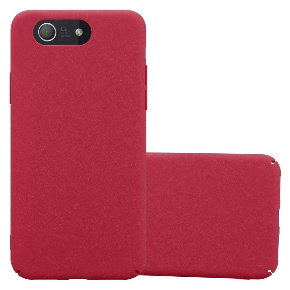 Custodia Compatibile Con Sony Xperia Z3 Compact In Frosty Rosso - Hard Case Coperchio Protettivo In Frosted Look Contro I Graffi E Gli Urti - Foto 1