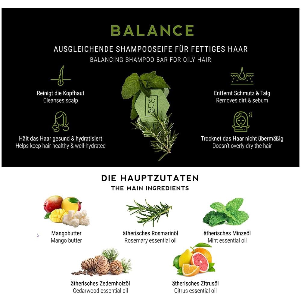 Shampoo Capelli Grassi Con Rosmarino E Menta - Foto 2