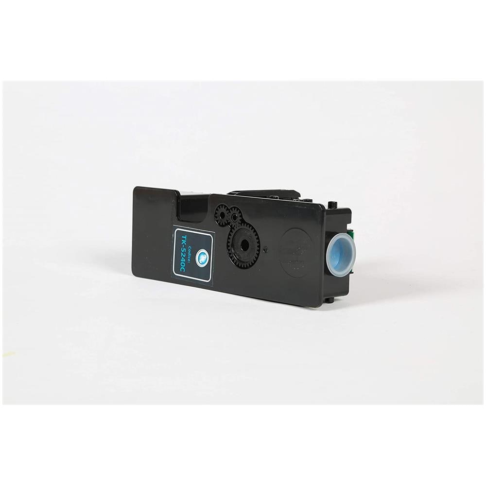 TONER COMPATIBILE - Kyocera Tk-5240c Ciano 1t02r7cnl0 Per Ecosys M5526cdn, Ecosys M5526cdw, Ecosys P5026cdn, Ecosys P5026cdw Fornito Di Intelligent Chip Capacità 3000 Copie Made In Italy - Foto 2