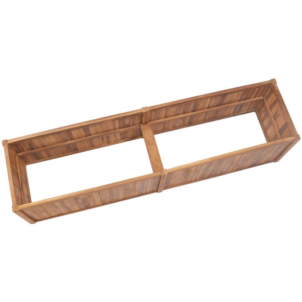 Letto Rialzato 200x50x50 Cm In Legno Massello Di Teak - Foto 1