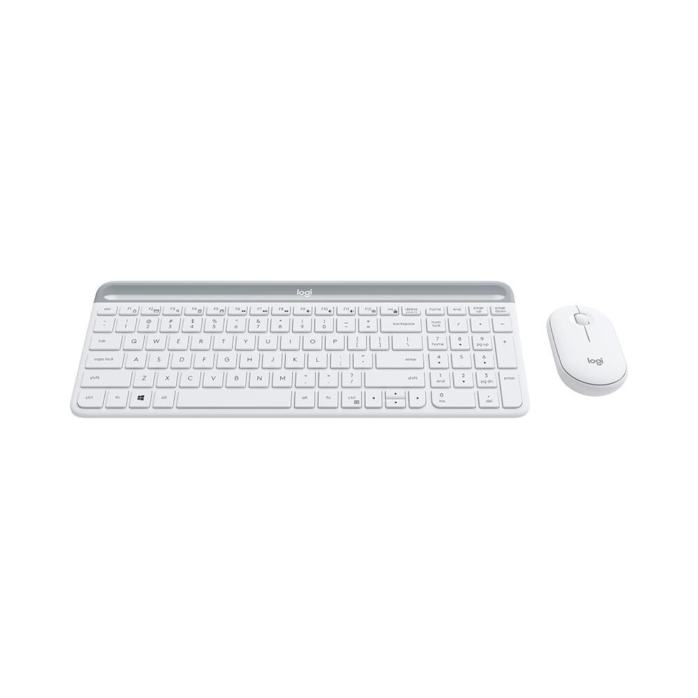 Tastiera e Mouse Wireless 920-009191 (Layout Francese) Colore Bianco - Foto 2