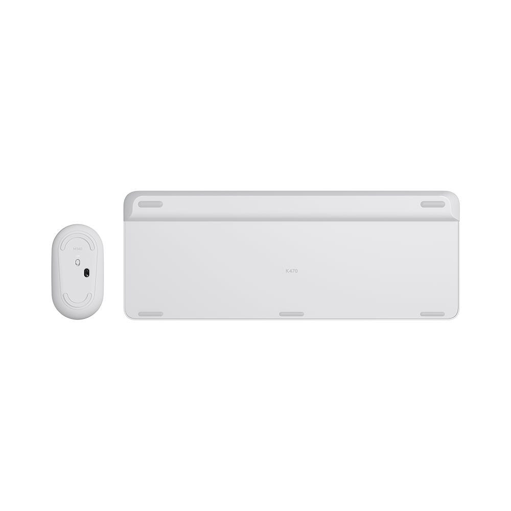 Tastiera e Mouse Wireless 920-009191 (Layout Francese) Colore Bianco - Foto 5