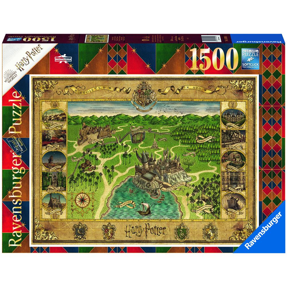 Puzzle 1500 Mappa Di Hogwarts - Foto 2