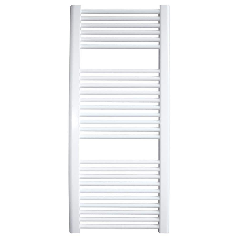 Termoarredo Bagno Scaldasalviette Acciaio Radiatore Calorifero Termosifone Bianco *** Misure : H1200xl500xi450 23 Tubi - Foto 1