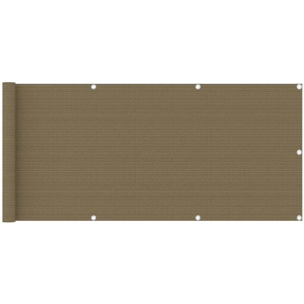 Paravento Da Balcone Grigio Talpa 75x400 Cm In Hdpe - Foto 1