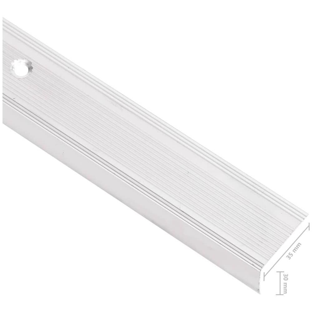 Profili A L Per Gradini 15 Pz In Alluminio 100 Cm Argento - Foto 6