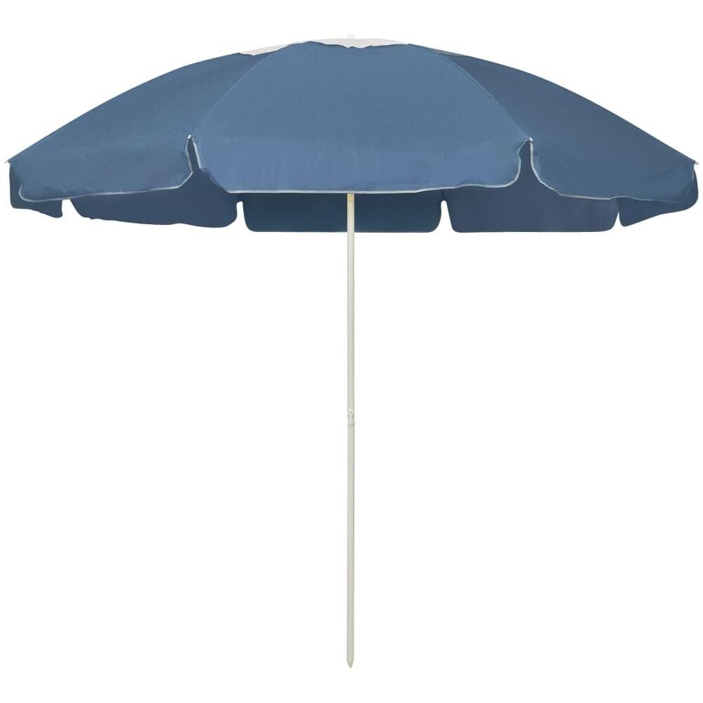 Ombrellone Da Spiaggia Blu 240 Cm - Foto 1