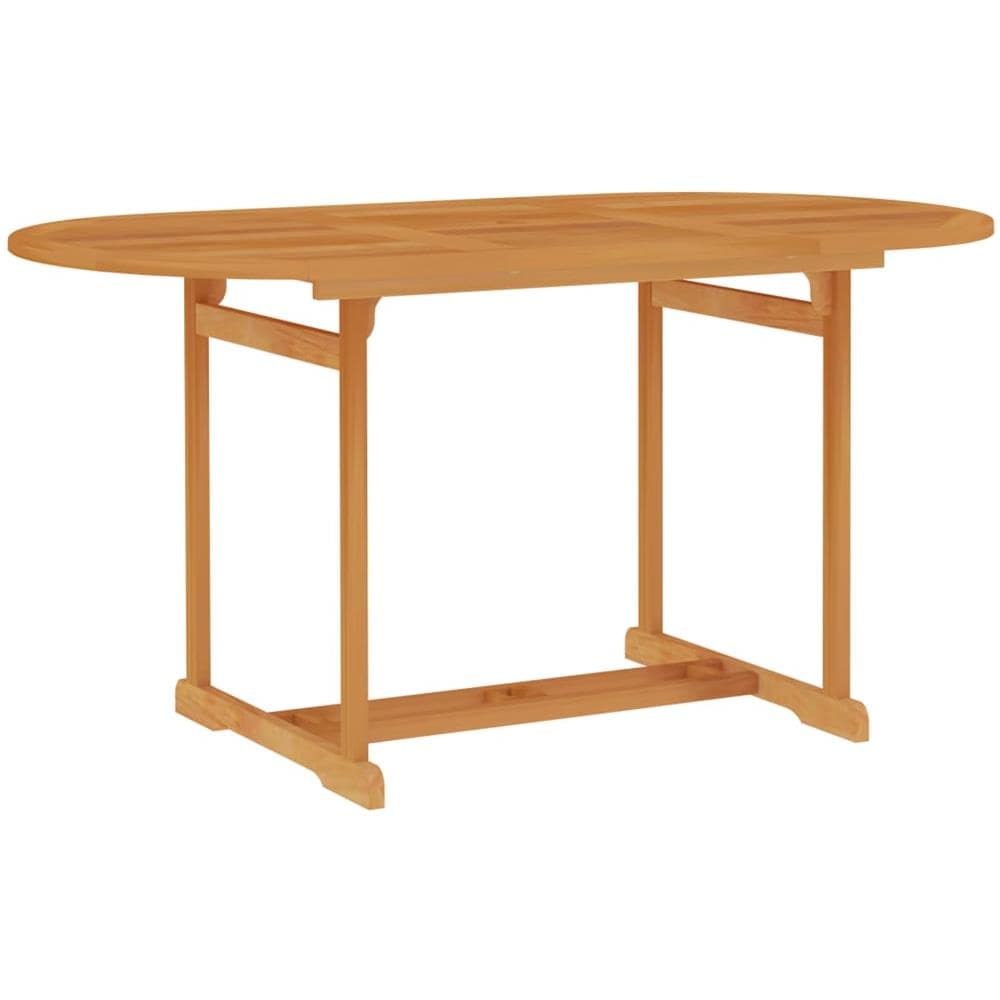 Tavolo Da Giardino 150x90x75 Cm In Legno Massello Di Teak - Foto 1