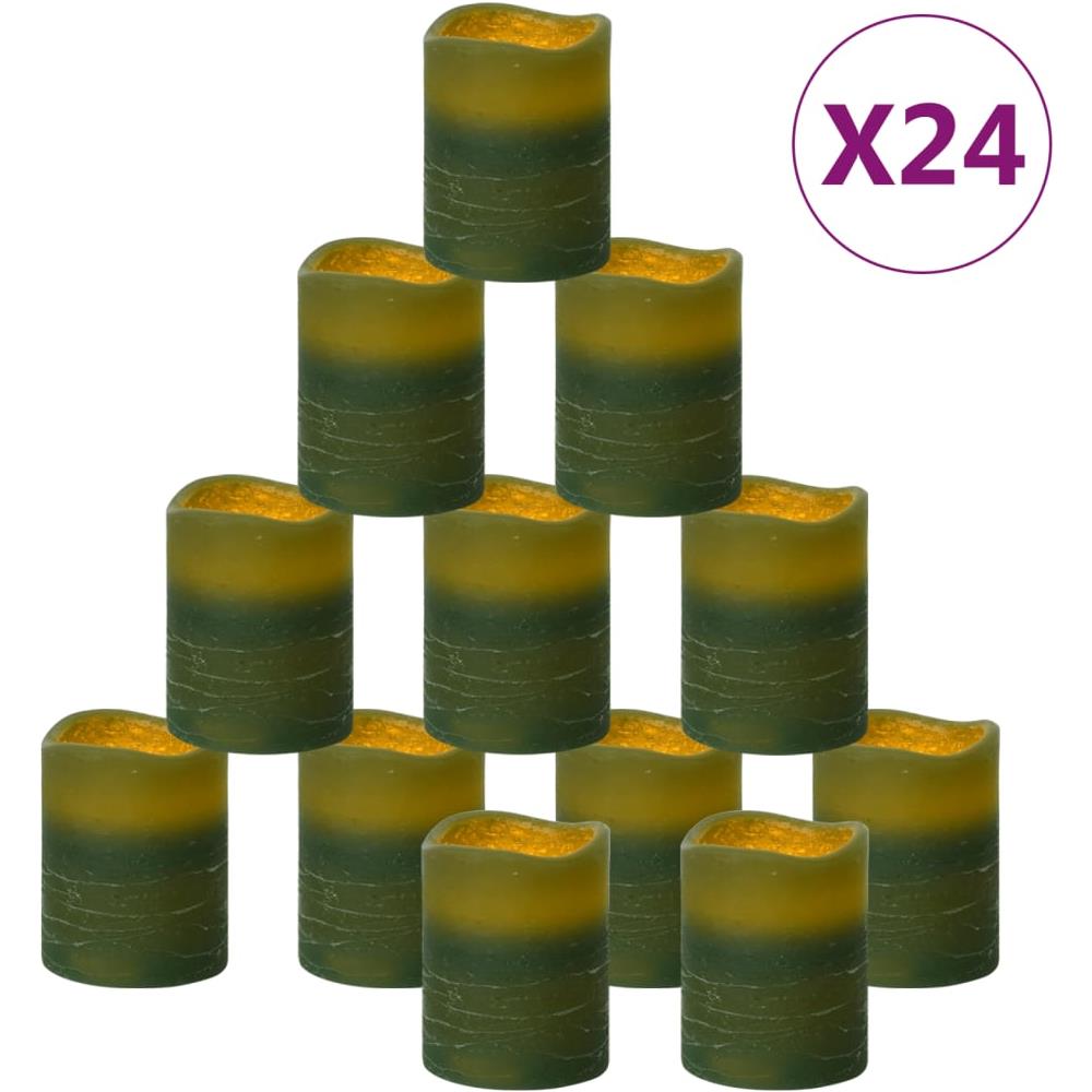 Candele Senza Fiamma a LED con Telecomando 24 pz Bianco Caldo - Foto 2