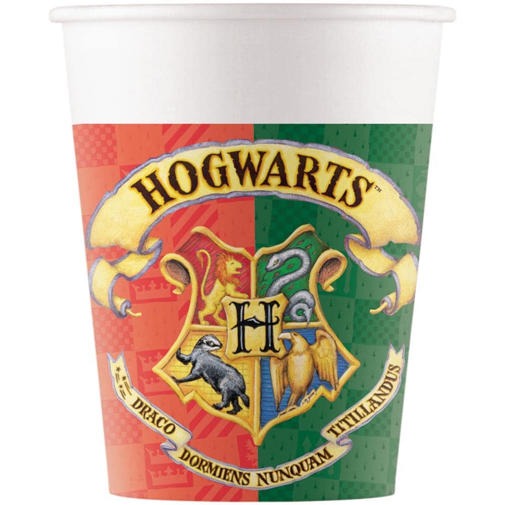 Procos - 8 Bicchieri In Cartone Saga Harry Potter - Foto 1