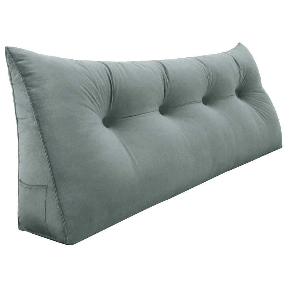 Cuscino A Cuneo Da Lettura Per Schienale, Cuscino Antireflusso Per Letto, Cuscini Gambe Lombare Di Supporto Per Divano, Grandi Testata Letto 140cm Lx20cm Px50cm A - Foto 1