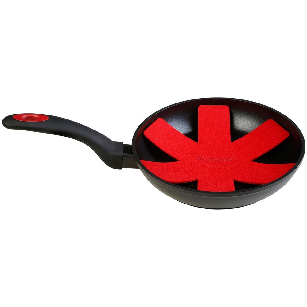 Wecook Ecostone Padella, 18 Cm Induzione, Antiaderente Ecologico Senza Pfoa, Alluminio Forgiato Nero - Foto 1