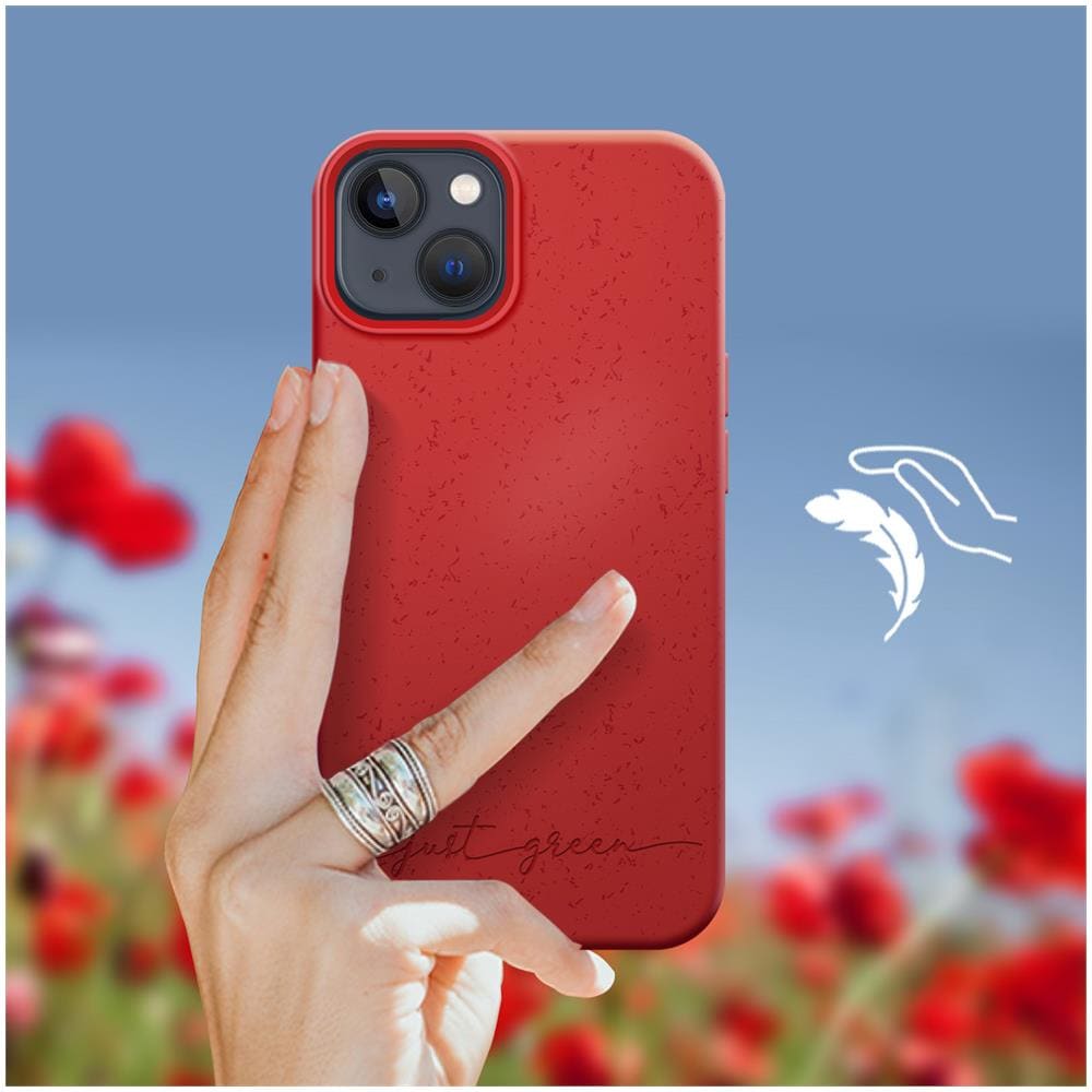 Cover Biodegradabile Per Iphone 13 Rossa - Foto 2
