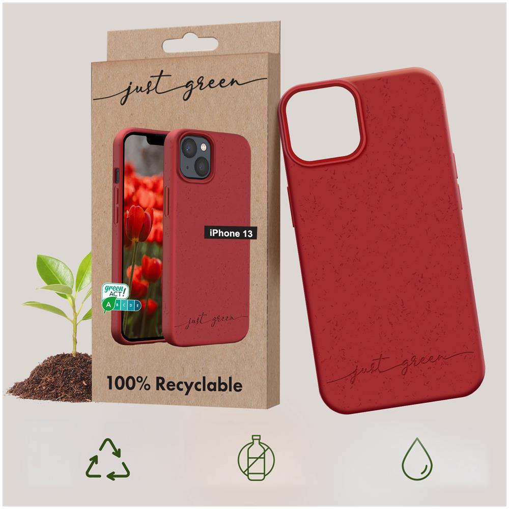 Cover Biodegradabile Per Iphone 13 Rossa - Foto 6