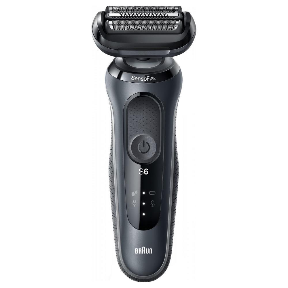 Series 6 61-N4500cs Rasoio Elettrico Wet&Dry con SensoFlex Ricaricabile Colore Nero / Grigio - Foto 2
