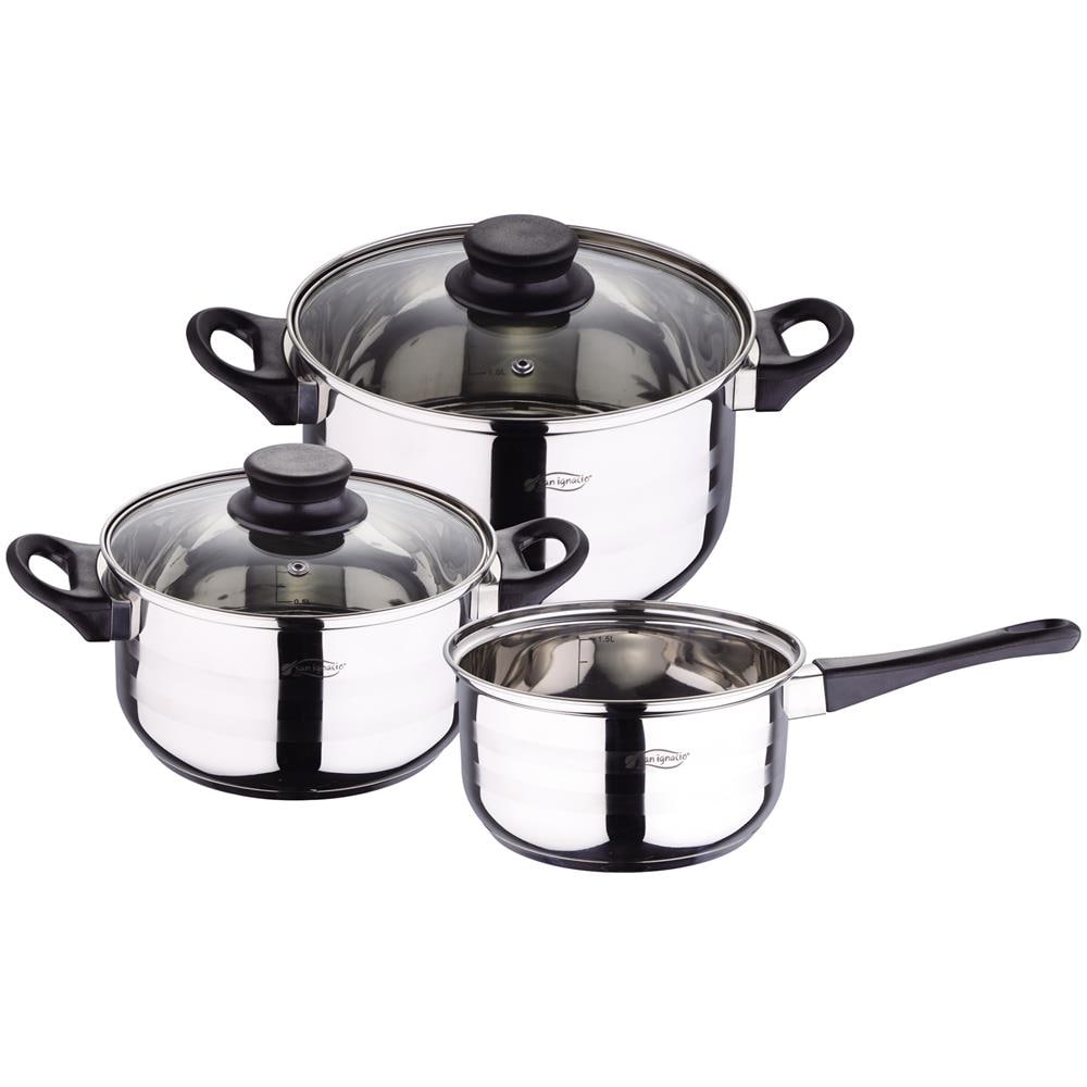 Confezione Da 5 Pezzi Di Pentole + Set Di Utensili Da Cucina Da 3 Pezzi In Silicone E Legno - Foto 2